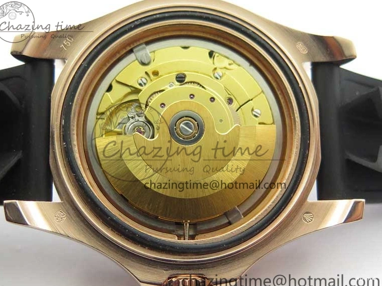 MiroTime 0308 Yacht-Master 116655 RG Wrapped D1F 1:1 Best Edition Black Ceramic Bezel 904L Steel on Oysterflex Rubber Strap A Fashionable 3060